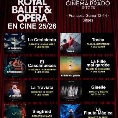 TEMPORADA ESCENARIS A PER A CINEMES 2025- 2026